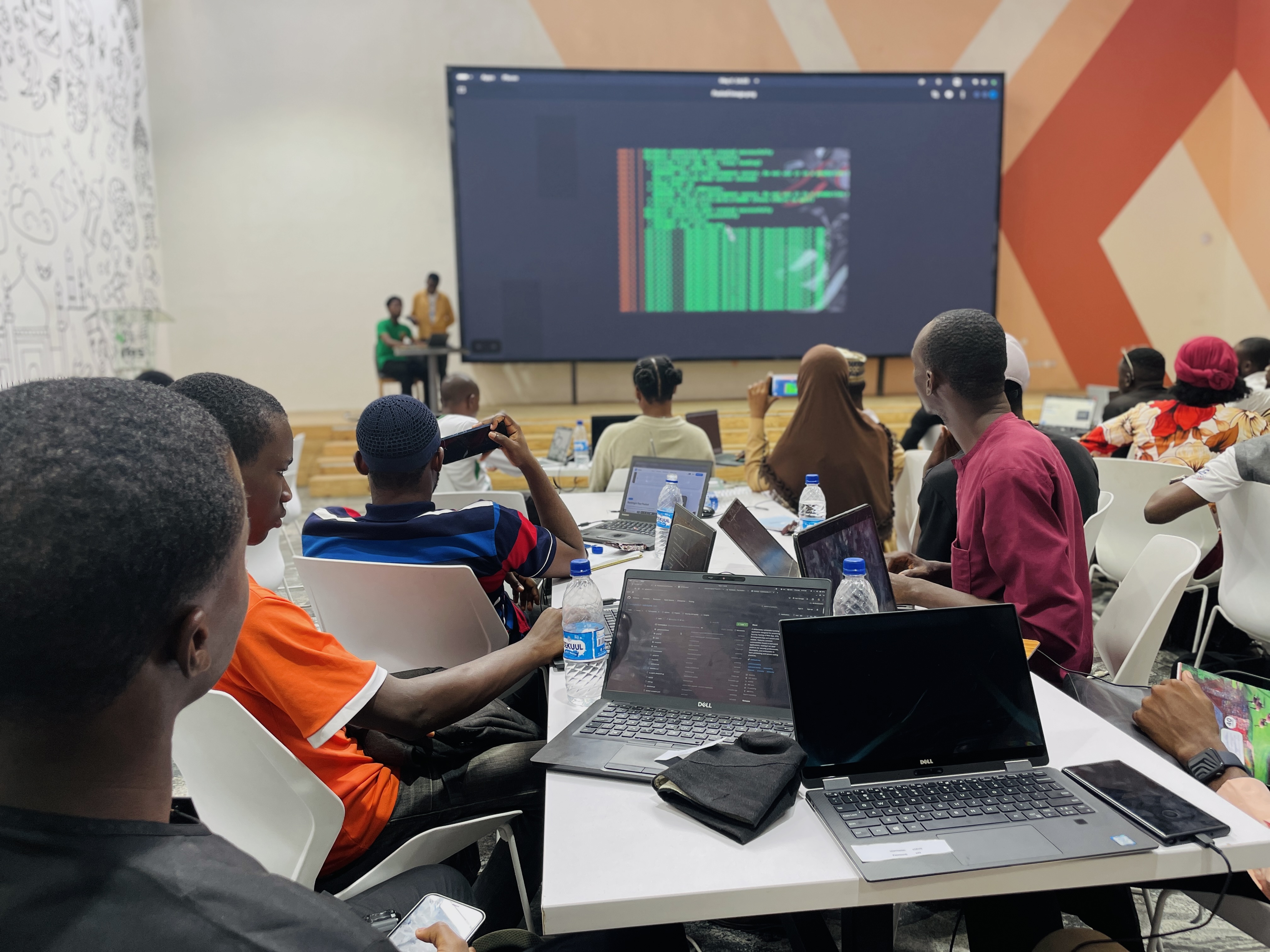 Participants settling in as the bootcamp kicks off on Day 1